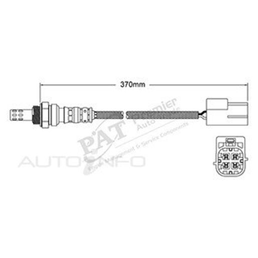 PAT Premium Oxygen/Lambda Sensor Post Catalytic Converter - EGO-366