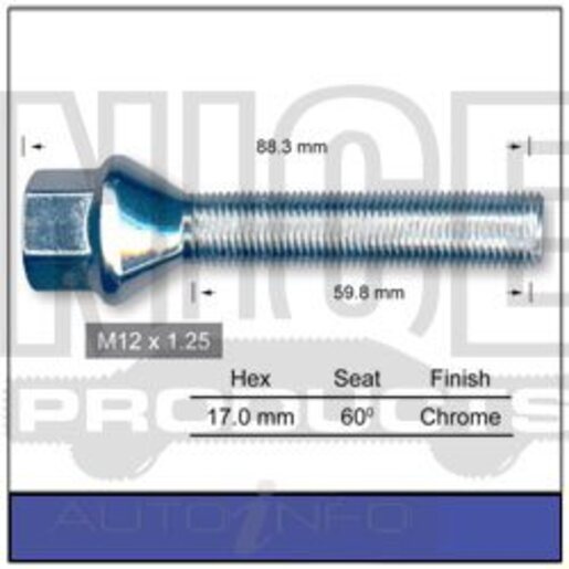 Nice Products Wheel Bolt - NR460