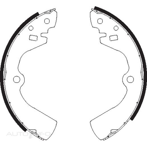 Bendix Rear Brake Shoes - BS1656