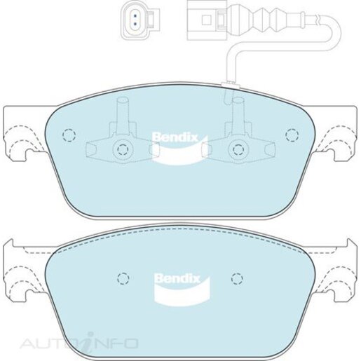 Bendix Front Brake Pads - DB2200-HD