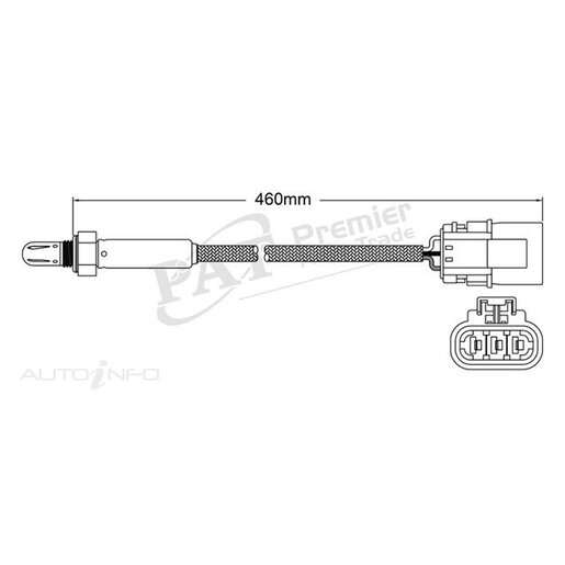 PAT Premium Oxygen/Lambda Sensor Pre-Catalytic Converter/Manifold - EGO-096