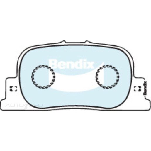 Bendix Ceramic Rear Brake Pads - DB1434-GCT