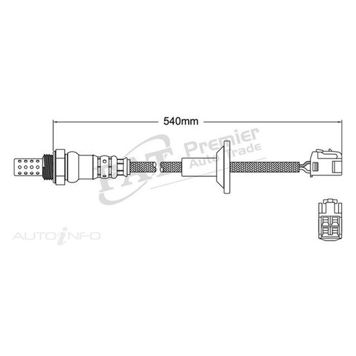 PAT Premium Oxygen/Lambda Sensor Pre-Catalytic Converter/Manifold - EGO-060