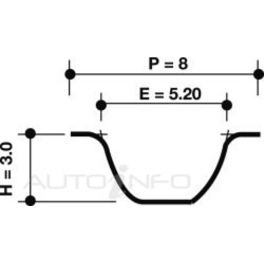 Dayco Timing Belt 141STP8m250HT - 94988