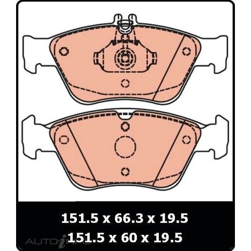 TRW Front Brake Pads - GDB1205