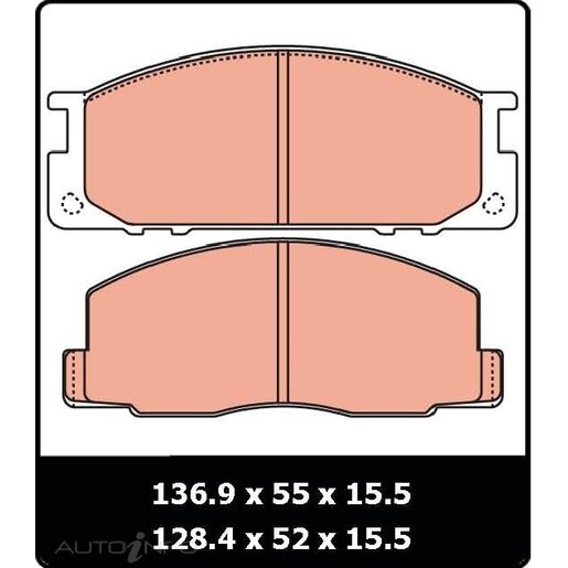 TRW Front Brake Pads - GDB3130