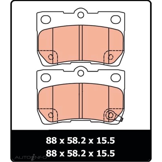 TRW Rear Brake Pads - GDB3399