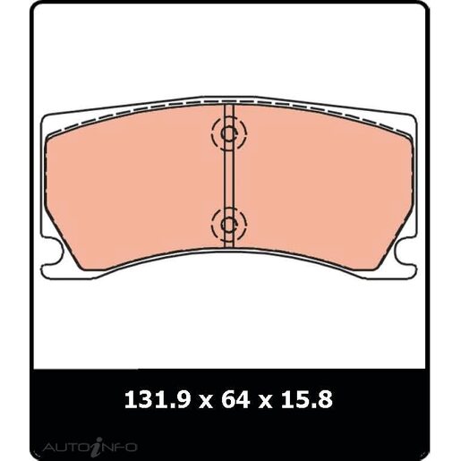 TRW Rear Brake Pads - GDB1801