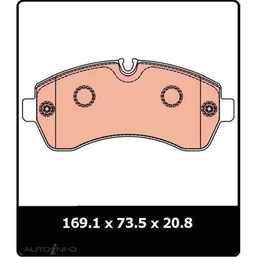 TRW Front Brake Pads - GDB1696