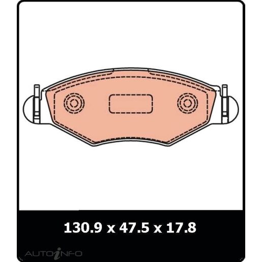 TRW Front Brake Pads - GDB1500