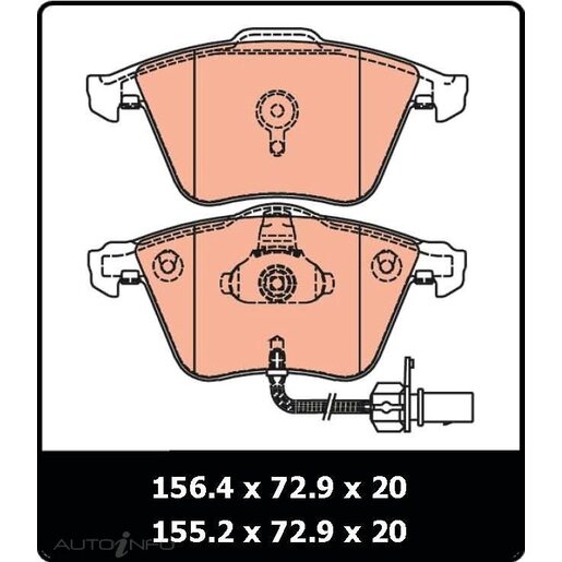 TRW Front Brake Pads - GDB1689