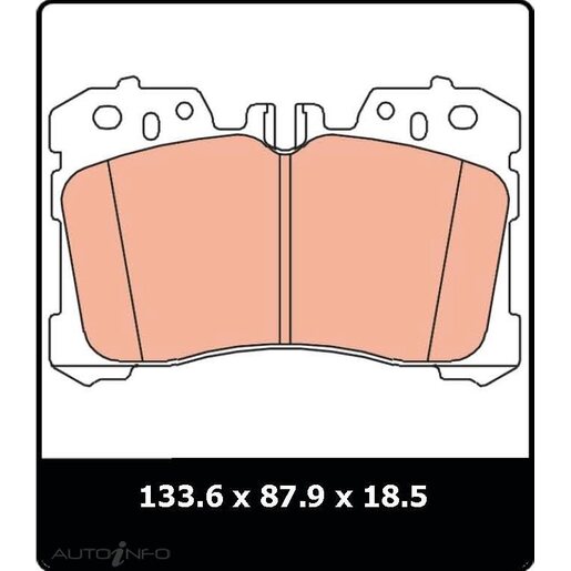 TRW Front Brake Pads - GDB3473