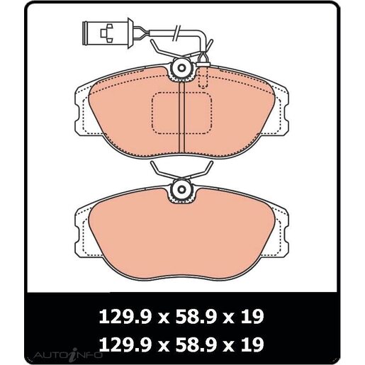 TRW Front Brake Pads - GDB483