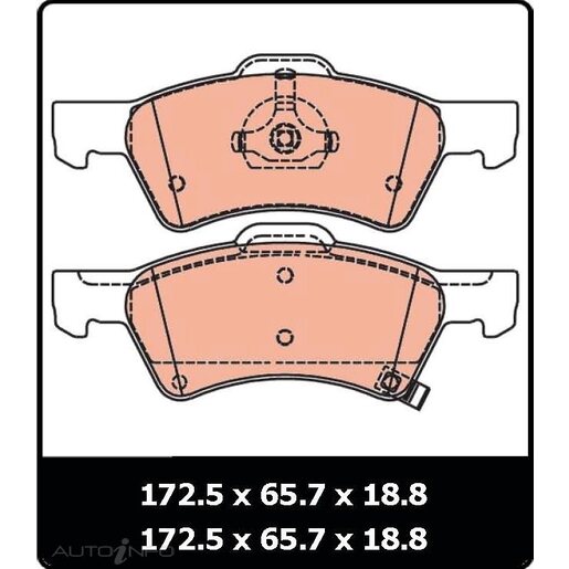 TRW Front Brake Pads - GDB7610