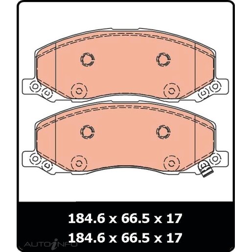 TRW Front Brake Pads - GDB1781