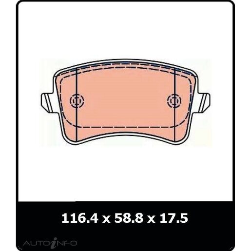 TRW Rear Brake Pads - GDB1765