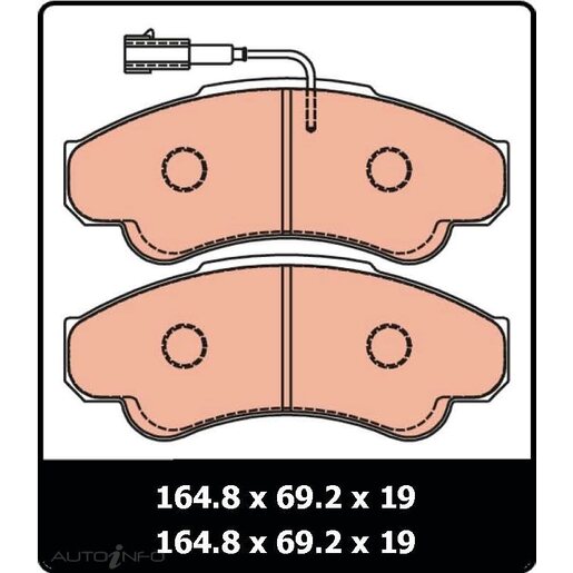 TRW Front Brake Pads - GDB1518