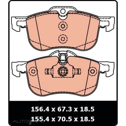 TRW Front Brake Pads - GDB1374