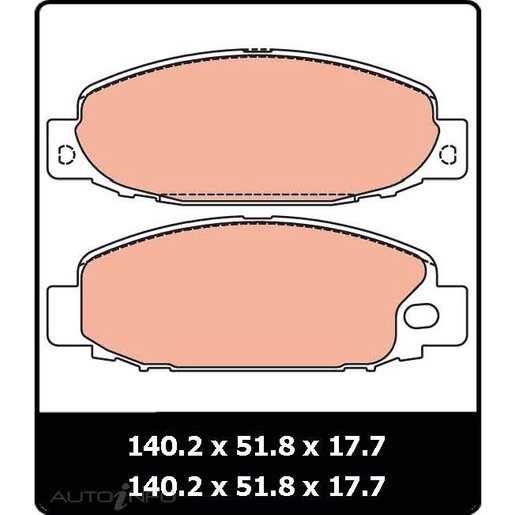 TRW Front Brake Pads - GDB7589