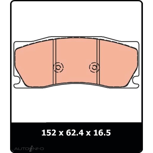 TRW Front Brake Pads - GDB1850