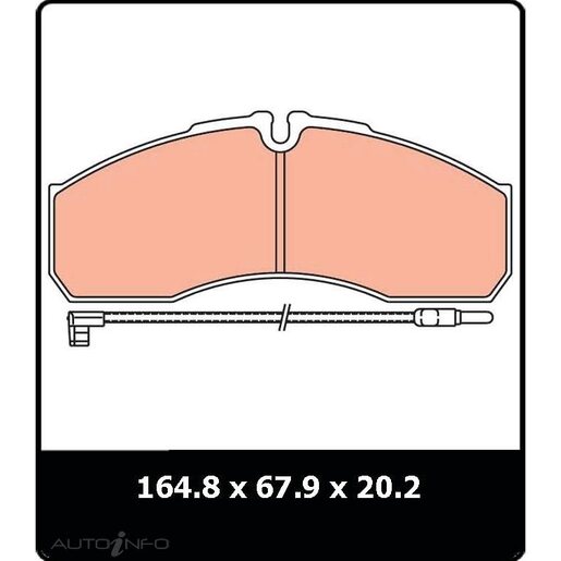 TRW Front Brake Pads - GDB1610