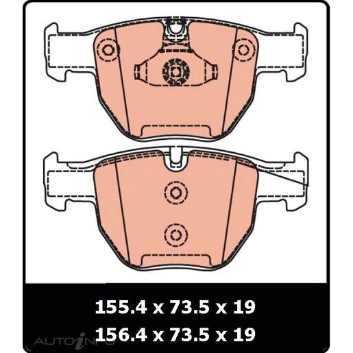 TRW Front Brake Pads - GDB1526