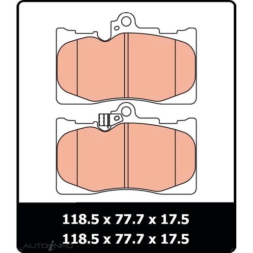 TRW Front Brake Pads - GDB3398