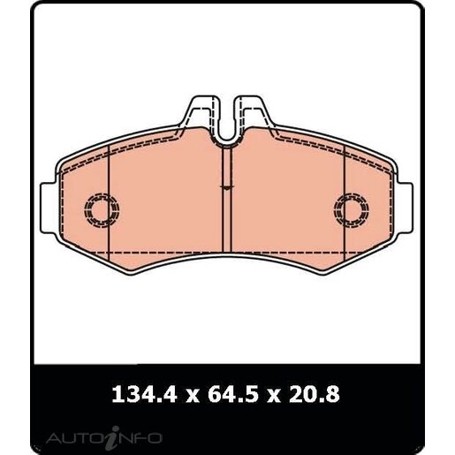 TRW Front Brake Pads - GDB1373