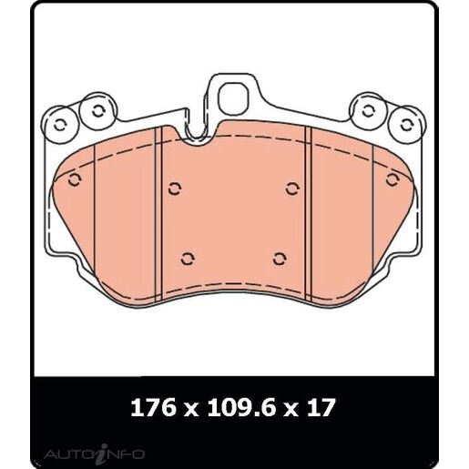 TRW Front Brake Pads - GDB1764