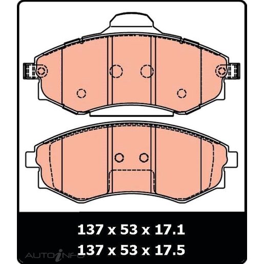 TRW Front Brake Pads - GDB3256