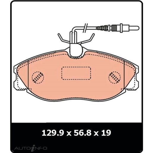 TRW Front Brake Pads - GDB1259