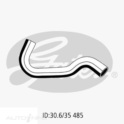 Gates Lower Radiator Hose - 05-2164