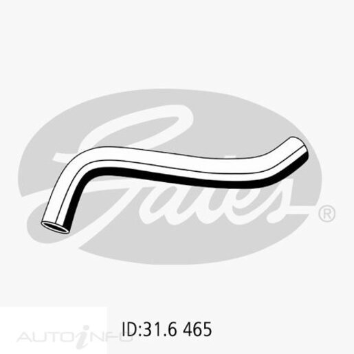 Gates Upper Radiator Hose - 05-2151