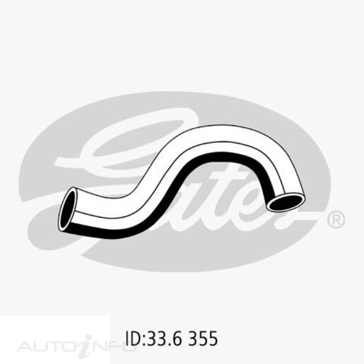 Gates Upper Radiator Hose - 05-2161