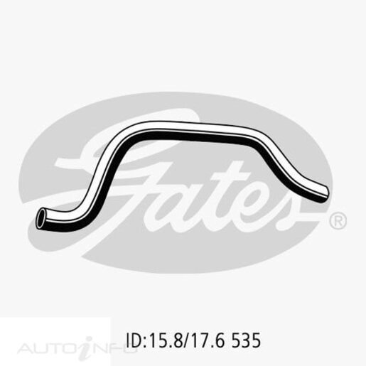 Gates Heater Hose - 02-1534