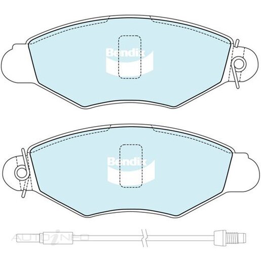 Bendix Front Brake Pads - DB2026-HD