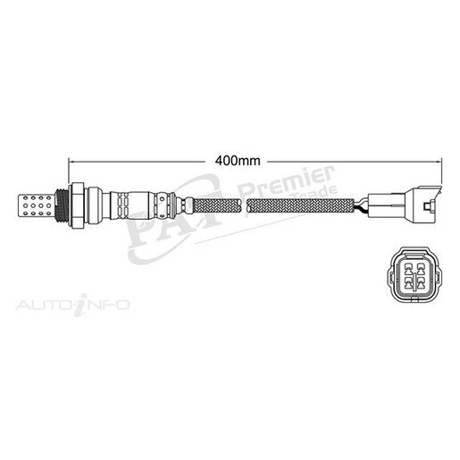 PAT Premium Oxygen/Lambda Sensor Pre-Catalytic Converter/Manifold - EGO-063