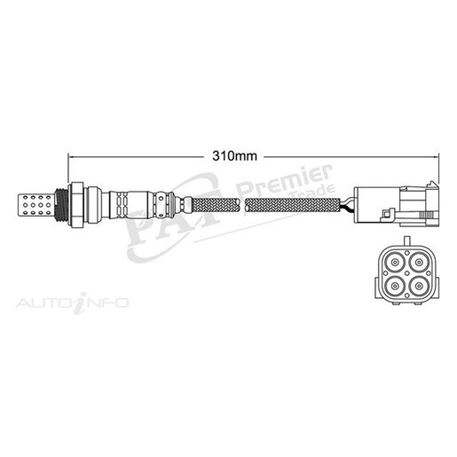 PAT Premium Oxygen/Lambda Sensor Pre-Catalytic Converter/Manifold - EGO-077