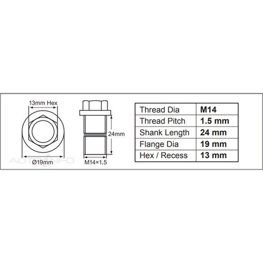 Smart-O Oil Sump Drain Plug M14 X 1.5 mm R11BP