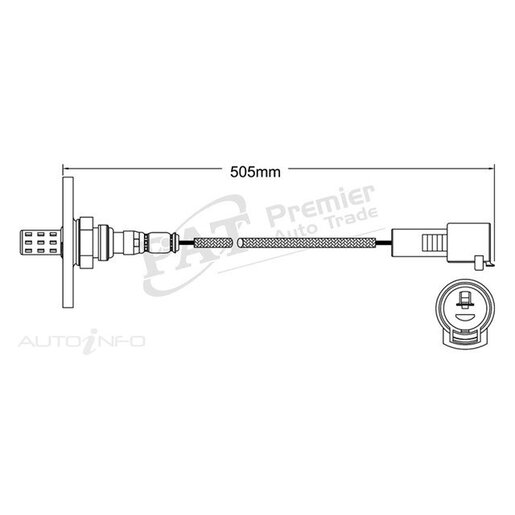 PAT Premium Oxygen/Lambda Sensor Pre-Catalytic Converter/Manifold - EGO-014