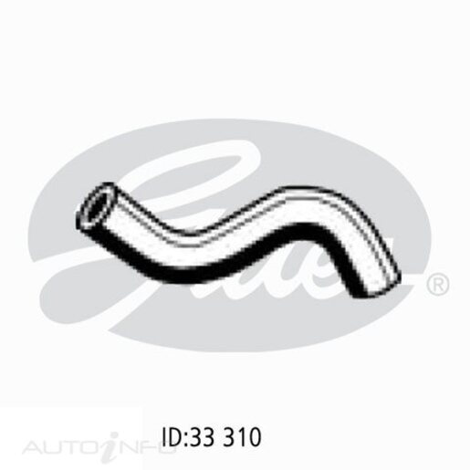 Gates Upper Radiator Hose - 05-1879