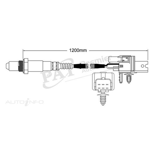 PAT Premium Oxygen/Lambda Sensor Pre-Catalytic Converter/Manifold - EGO-395