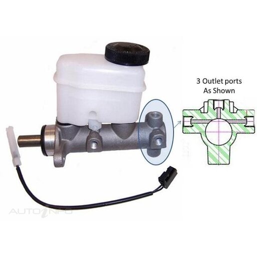 Protex Brake Master Cylinder - 210A0398