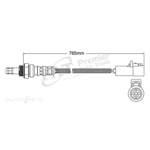 PAT Premium Oxygen/Lambda Sensor Post Catalytic Converter - EGO-165