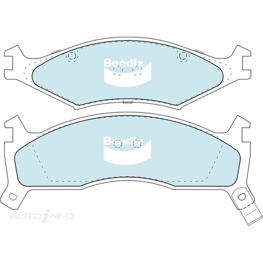 Bendix Front Brake Pads - DB2248-4WD