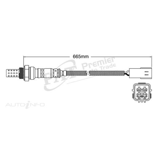 PAT Premium Oxygen/Lambda Sensor Post Catalytic Converter - EGO-492