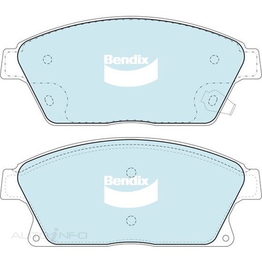 Bendix Ceramic Front Brake Pads - DB2268-GCT