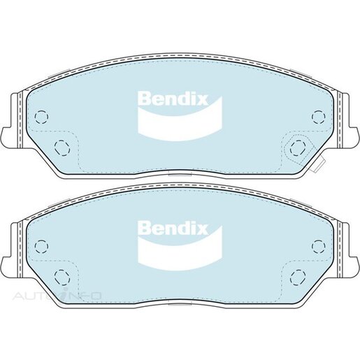 Bendix Ceramic Front Brake Pads - DB2243-GCT