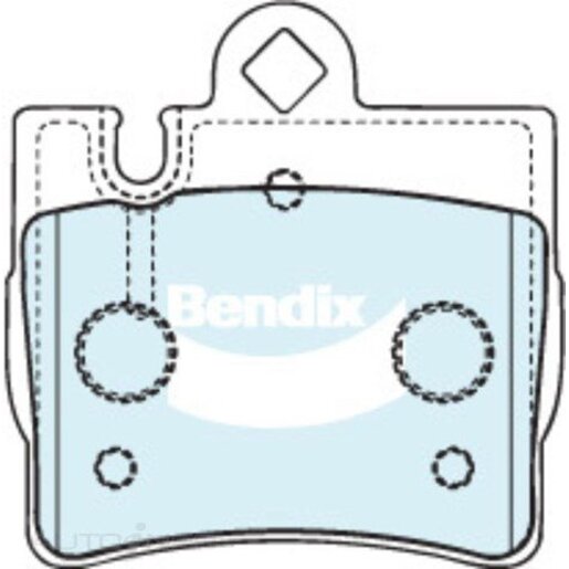 Bendix EURO+ Rear Brake Pads - DB1458-EURO+