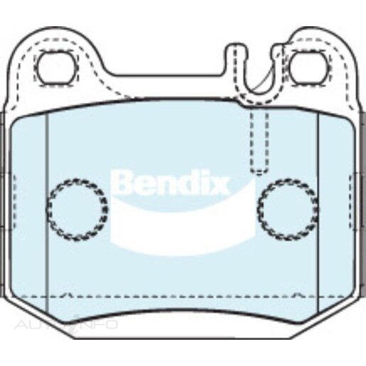 Bendix Rear Brake Pads - DB1461-EURO+